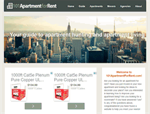 Tablet Screenshot of 101apartmentforrent.com